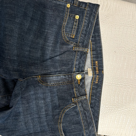 Slightly used, only worn one time, Michael Kors jeans, dark denim, size 8. - Picture 6 of 6